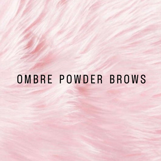 Ombre powder brows